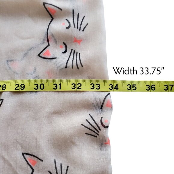 Lina Lily Cute Cat Print Boho Infinity Scarf Gift Accessories Fun Cat Lady - Picture 8 of 10